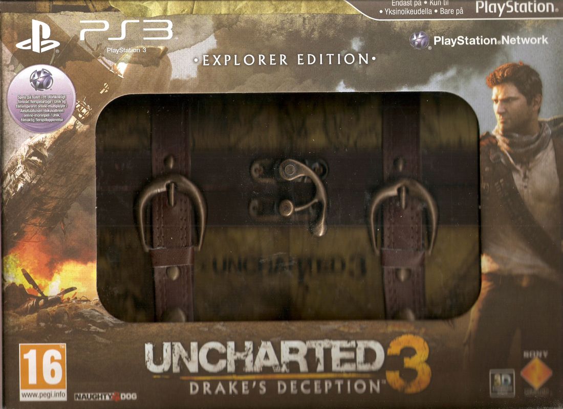 Uncharted 3: Drake's Deception box art for Playstation 3